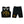 Load image into Gallery viewer, Limited Edition Black Biker Short Crop Top Set