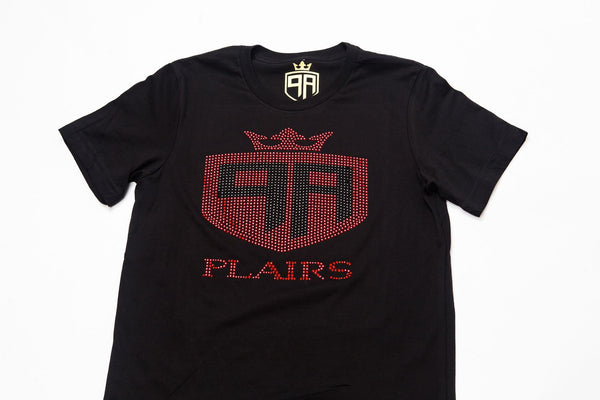 Black Bling T Shirt Red + Black