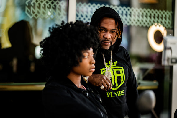 Plairs Green Bling Logo Sweatsuit Set Unisex
