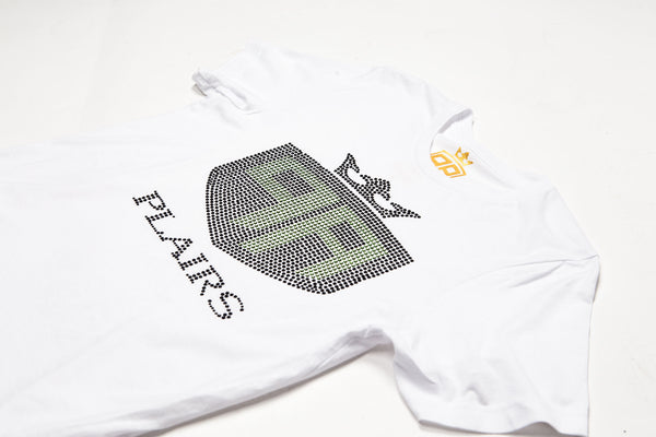 White Bling T-Shirt Black + Green